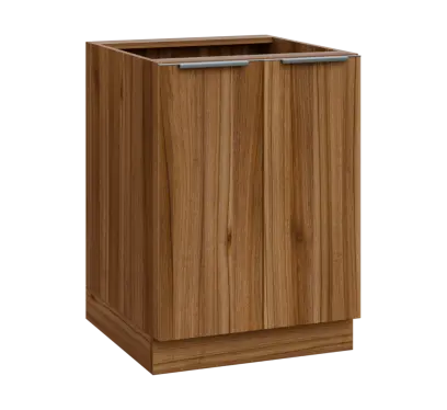 SIS - 6D2 spodní skříňka, 2-dveřová, 870x600x600, ořech světlý